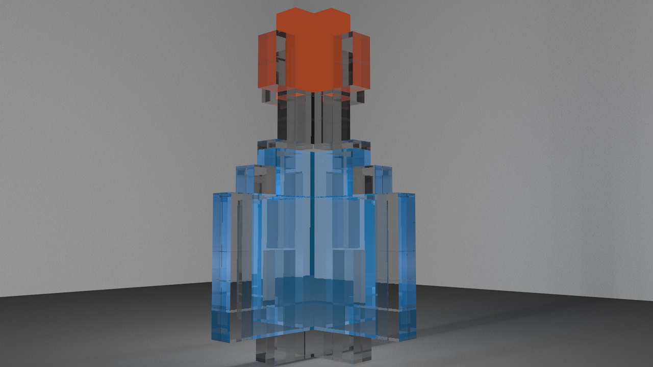 Glass Bottle  Realistic